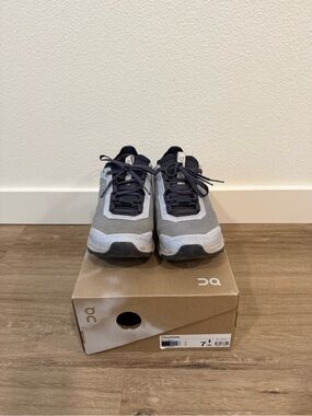 On Running Women's Size 7 Gray and Black Cloudvista Running Shoes